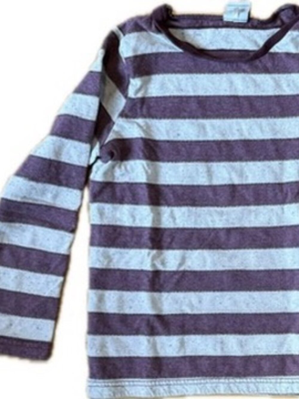Polarn O. Pyret Cotton Striped Long-Sleeve T-Shirt Sz 4-5 Years